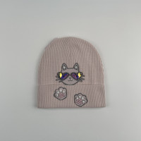 Шапка Lu-lu collection 0003 размер 54, 56, бежевый, пудра