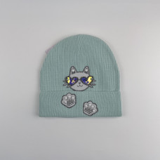 Шапка Lu-lu collection 0003 размер 54, 56, бирюзовый
